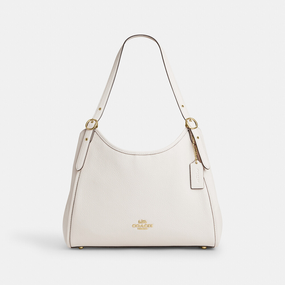 Coach Erin Shoulder Bag chalk gold hardware